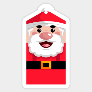 Merry christmas santa claus Sticker